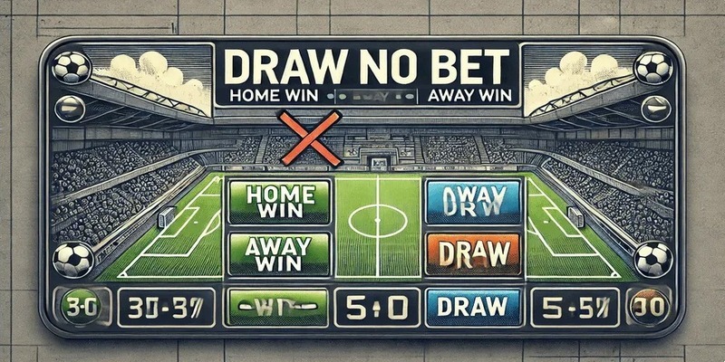 Kèo châu Âu hay gắn liền với biến thể Draw no bet